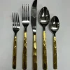 Best Sale Pond Gold Accent Flatware Service For 4 - cozylivehome.com | we sell a wide range of comfortable household items Shop All