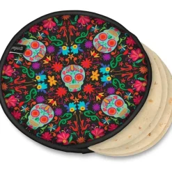 Discount Prepara Tortilla Warmer Day of the Dead 10.5" - cozylivehome.com | we sell a wide range of comfortable household items Shop All