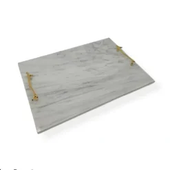 New PT-ACBMA-23 Challah Board Marble With Gold Branch Handles - cozylivehome.com | we sell a wide range of comfortable household items Shop All
