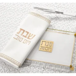 Best Sale PU-CC-ECS-GO PU Leather Challah Cover - Embroidered Crystal Stone - Gold - cozylivehome.com | we sell a wide range of comfortable household items Shop All