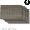 Outlet PVC Placemat 12x18inch - Black - cozylivehome.com | we sell a wide range of comfortable household items Shop All