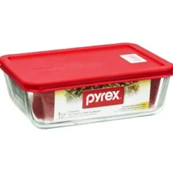 Shop PYREX-RECT* 6cup-BAKE DISH-RED COV - cozylivehome.com | we sell a wide range of comfortable household items Shop All