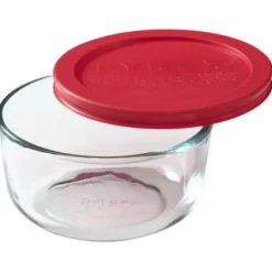Best PYREX-ROUND-2cup-BAKE DISH-RED COV - cozylivehome.com | we sell a wide range of comfortable household items Shop All