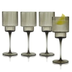Sale Q739002 CAROUSEL GRAY AP WINE S/4 - cozylivehome.com | we sell a wide range of comfortable household items Shop All