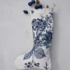 New Quilted Blue Botanical Print Stocking - cozylivehome.com | we sell a wide range of comfortable household items Shop All