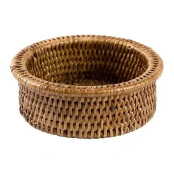 Shop RATTAN WINE BOTTLE HOLDER NATURAL - cozylivehome.com | we sell a wide range of comfortable household items Shop All