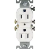 Clearance RECEPTACLE-DOUBLE-15A/125V-WHITE - cozylivehome.com | we sell a wide range of comfortable household items Shop All