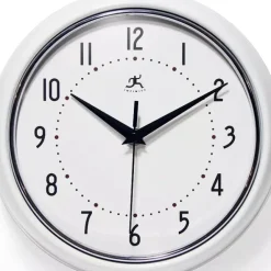 Outlet RETRO CLOCK 9.5" WHT - cozylivehome.com | we sell a wide range of comfortable household items Shop All