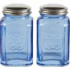 Flash Sale RETRO GLASS SALT & PEPPER SET BLUE - cozylivehome.com | we sell a wide range of comfortable household items Shop All
