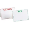 Outlet REVERSIBLE PLACE CARDS NAUGHTY OR NICE - cozylivehome.com | we sell a wide range of comfortable household items Shop All