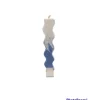 Store Rippled Havdallah Candle Blue White - cozylivehome.com | we sell a wide range of comfortable household items Shop All