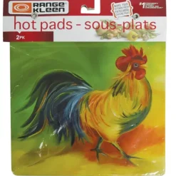 Hot ROOSTER DOODLEDO HOT PADS SET/2 - cozylivehome.com | we sell a wide range of comfortable household items Shop All