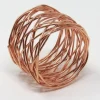 Hot Rose Gold Round Wired Napkin Ring - cozylivehome.com | we sell a wide range of comfortable household items Shop All