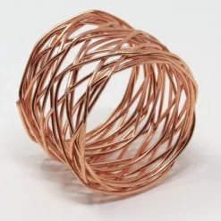 Hot Rose Gold Round Wired Napkin Ring - cozylivehome.com | we sell a wide range of comfortable household items Shop All