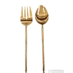 New Rotunda Salad Servers Gold - cozylivehome.com | we sell a wide range of comfortable household items Giftware