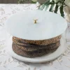 Hot Round Acrylic White Matzah Box - Brass Floral Knob - cozylivehome.com | we sell a wide range of comfortable household items Shop All