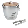 Cheap ROUND ICE BUCKET SET W/ TONGS - cozylivehome.com | we sell a wide range of comfortable household items Shop All