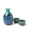 Clearance SAKE SET JADE OCEAN BLUE 3PC - cozylivehome.com | we sell a wide range of comfortable household items Shop All