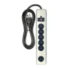 Best Satco 6 Outlet Beige Metal Surge Protector Strip; 6 Foot 14/3 SJT With Straight Plug; 1200 Joules; 15A-120V; 1875W - cozylivehome.com | we sell a wide range of comfortable household items Shop All