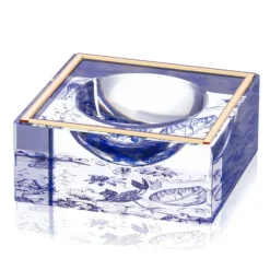 Store SC-FT-N Salt Cellar / Ring Holder - French Toile - Navy - cozylivehome.com | we sell a wide range of comfortable household items Giftware