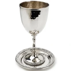 Cheap SDKC69 Brass Hammered Kiddush Cup with Chatons - cozylivehome.com | we sell a wide range of comfortable household items Shop All