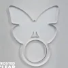 Clearance Set of 4 Frosted Clear Butterfly Napkin Ring - cozylivehome.com | we sell a wide range of comfortable household items Shop All