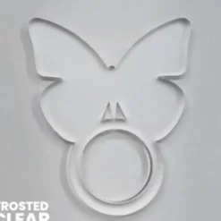 Clearance Set of 4 Frosted Clear Butterfly Napkin Ring - cozylivehome.com | we sell a wide range of comfortable household items Shop All