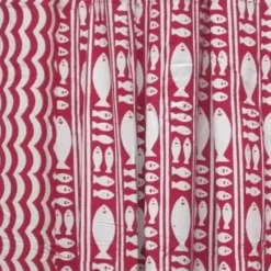Shop Shower Curtain Striped Fish Red - cozylivehome.com | we sell a wide range of comfortable household items Shop All