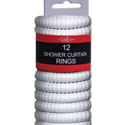 Discount SHOWER HOOKS- 12ct WHITE - cozylivehome.com | we sell a wide range of comfortable household items Housewares