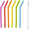 Fashion SILICONE BENT STRAWS 6" SET OF 6 - cozylivehome.com | we sell a wide range of comfortable household items Shop All