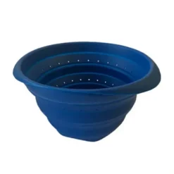 Clearance SILICONE COLLAPSIBLE COLANDER 4 QT BLUE - cozylivehome.com | we sell a wide range of comfortable household items Shop All