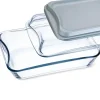 Clearance Simax Exclusive 12.5 inch x 9 inch 2.6 qt Rectangular Glass Roaster w/ Glass Lid and Plastic Lid 2 pc - cozylivehome.com | we sell a wide range of comfortable household items Shop All