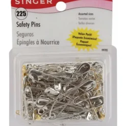 New SINGER-SAFETY PINS-ASST SIZES 225 ct - cozylivehome.com | we sell a wide range of comfortable household items Housewares