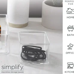Shop Small Square Drawer Organizer - 3"x3"x2" - Clear - cozylivehome.com | we sell a wide range of comfortable household items Shop All