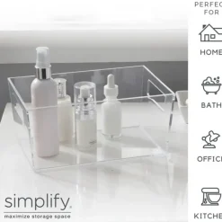 Outlet Small Storage Bin - 9"x6"x4" - Clear - cozylivehome.com | we sell a wide range of comfortable household items Shop All