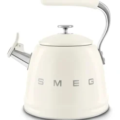 Clearance SMEG Stainless-Steel Whistling Tea Kettle, 2 1/2-Qt - cozylivehome.com | we sell a wide range of comfortable household items Shop All