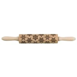 Discount SNOWFLAKE DESIGN ROLLING PIN - cozylivehome.com | we sell a wide range of comfortable household items Shop All