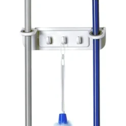 Store Spectrum White Mop & Broom Organizer - cozylivehome.com | we sell a wide range of comfortable household items Shop All