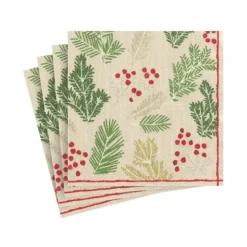 Store Sprigs and Berries Paper Cocktail Napkins - cozylivehome.com | we sell a wide range of comfortable household items Shop All