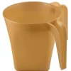 Clearance Square Gold Plastic Wash Cup - cozylivehome.com | we sell a wide range of comfortable household items Shop All