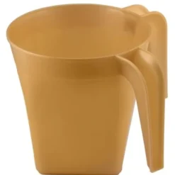 Clearance Square Gold Plastic Wash Cup - cozylivehome.com | we sell a wide range of comfortable household items Shop All