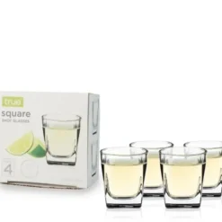 Flash Sale SQUARE SHOT GLASSES 1.5 OZ (SET OF 4) - cozylivehome.com | we sell a wide range of comfortable household items Shop All