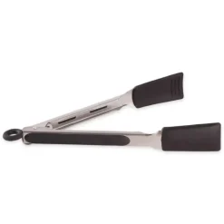 Flash Sale SQUARE SILICONE TIP TONGS 9" BLACK - cozylivehome.com | we sell a wide range of comfortable household items Shop All