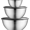 New Stainless Steel Bowl w/ Lid Set/3 - cozylivehome.com | we sell a wide range of comfortable household items Shop All