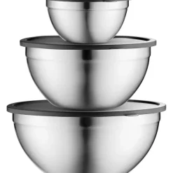 New Stainless Steel Bowl w/ Lid Set/3 - cozylivehome.com | we sell a wide range of comfortable household items Shop All