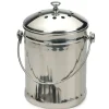 Hot STAINLESS STEEL COMPOST PAIL 1 GALLON - cozylivehome.com | we sell a wide range of comfortable household items Shop All