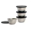 Online STAINLESS STEEL CONDIMENT CUPS W/LIDS 3 OZ SET/4 - cozylivehome.com | we sell a wide range of comfortable household items Shop All