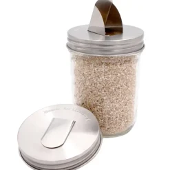 Cheap Stainless Steel Grain Dispensing Lid for Mason Jars 2pk: Wide Mouth - cozylivehome.com | we sell a wide range of comfortable household items Shop All