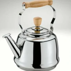 Outlet Stainless Steel Tradition Tea Kettle 2.6QT - cozylivehome.com | we sell a wide range of comfortable household items Shop All