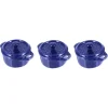Hot STAUB CERAMIC MINI COCOTTE 3 PC SET BLUE - cozylivehome.com | we sell a wide range of comfortable household items Shop All